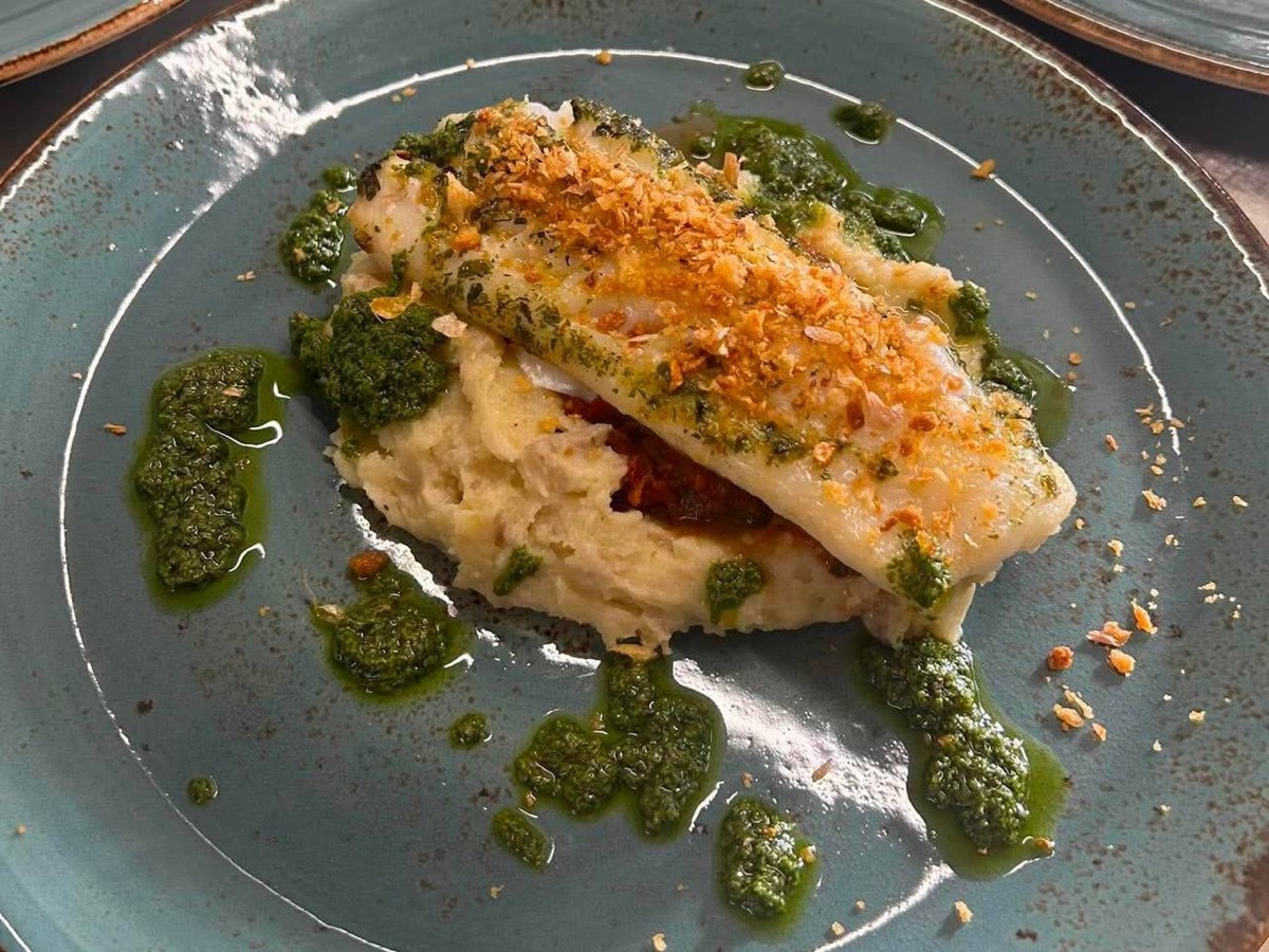 Baked cod