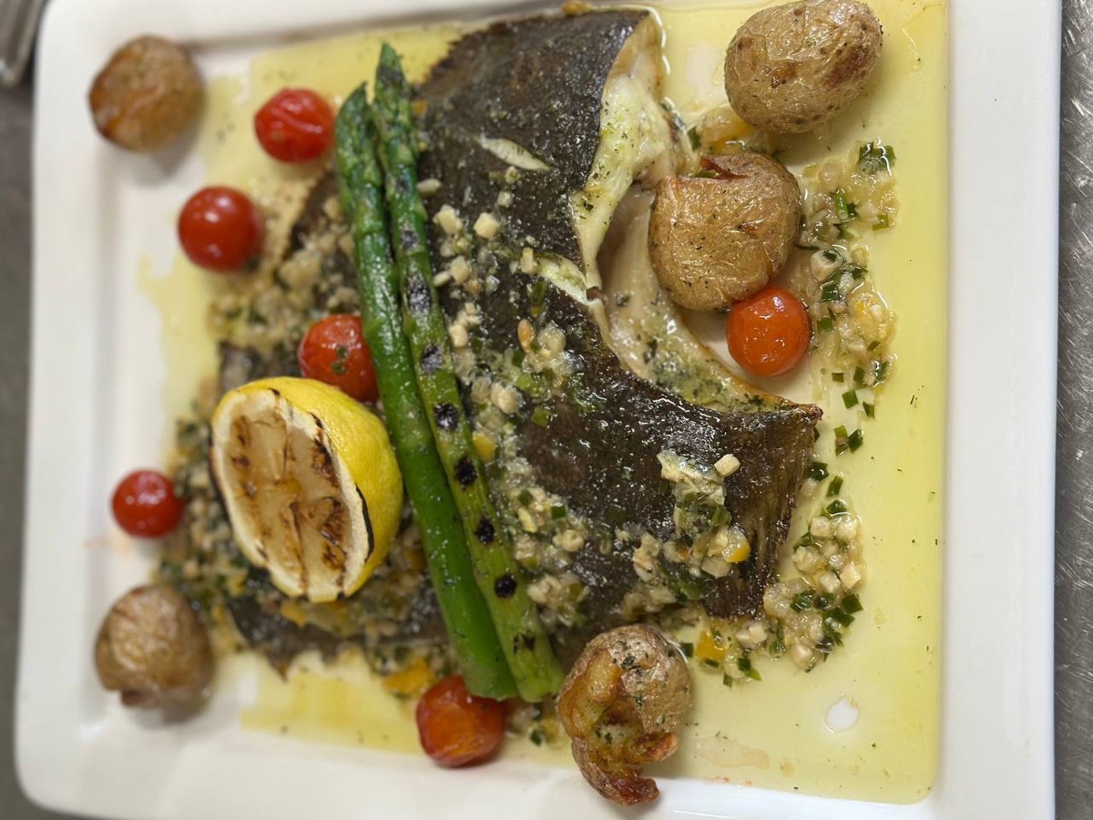 Oven-baked sole (Arctic coastway)